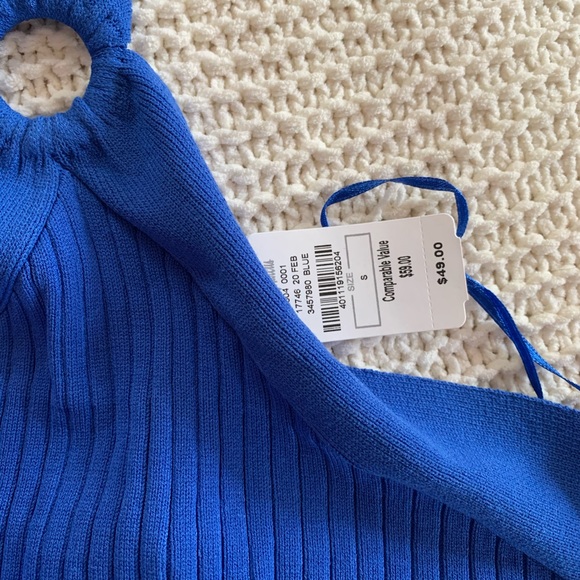 NWT! Neiman Marcus Moon River Halter Neck Top - Picture 3 of 3